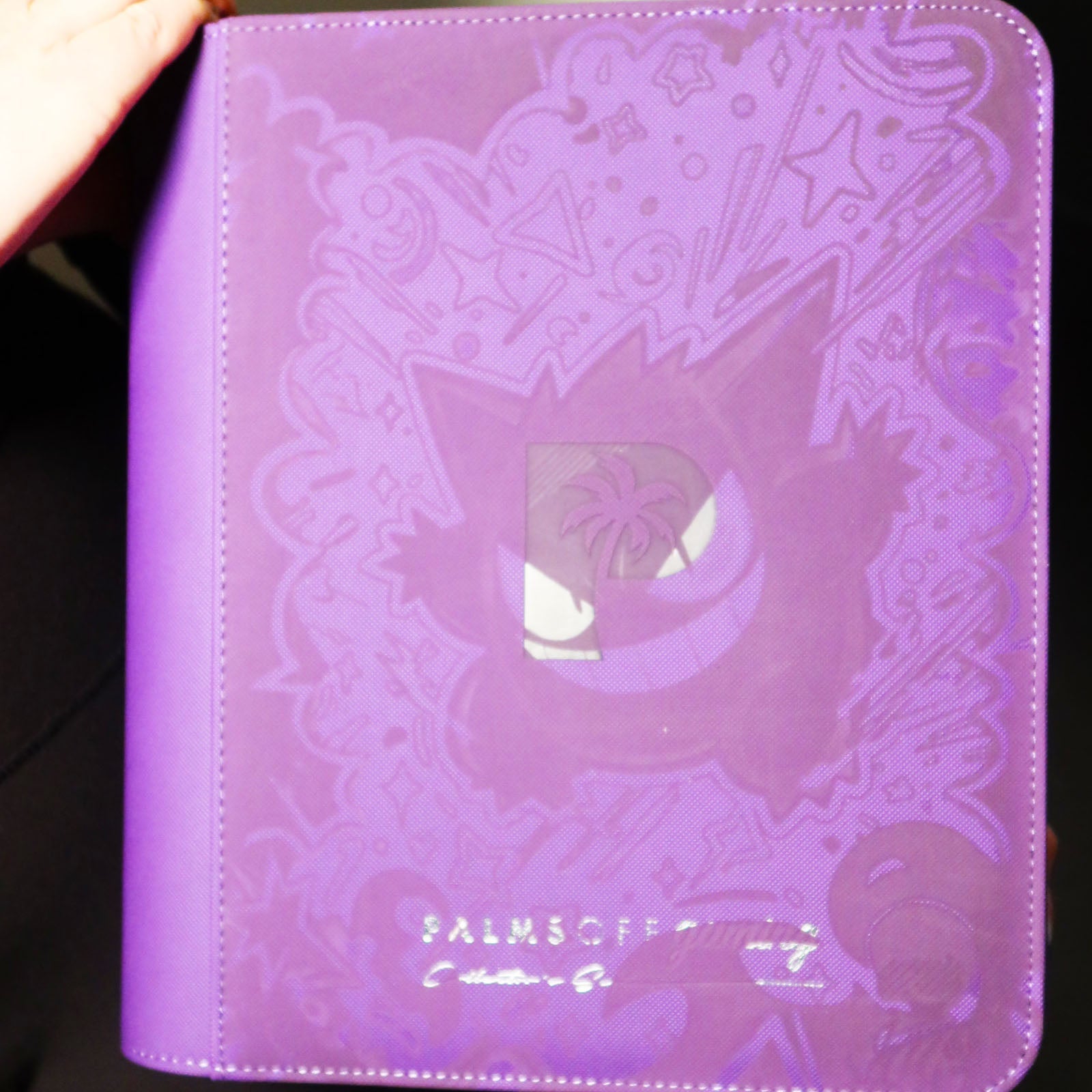 4-Pocket Purple Gengar Top Loader Binder
