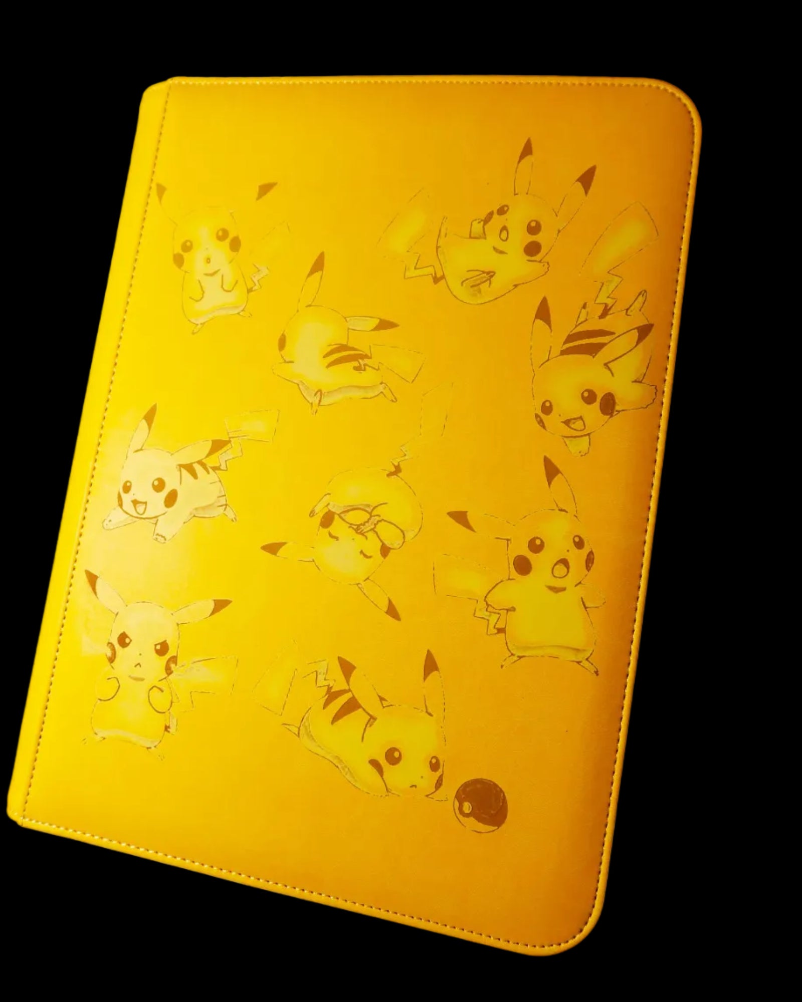 9-Pocket Yellow Pikachu Binder